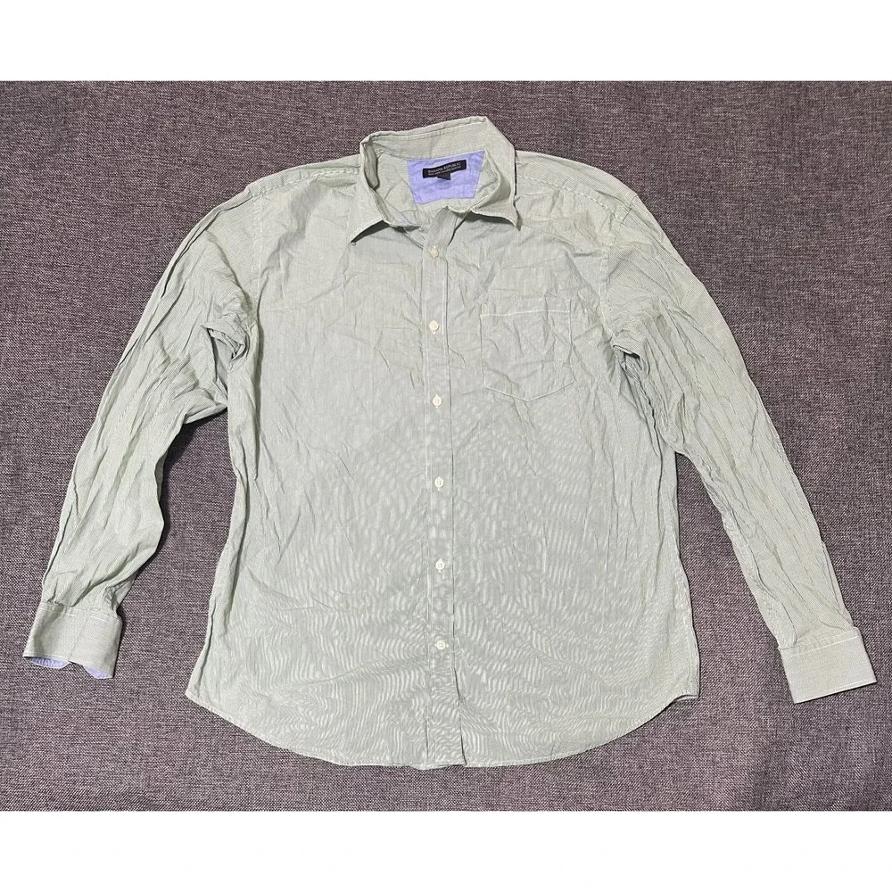 Banana Republic Slim Fit Men's XL Striped Long Sleeve‎ Shirt